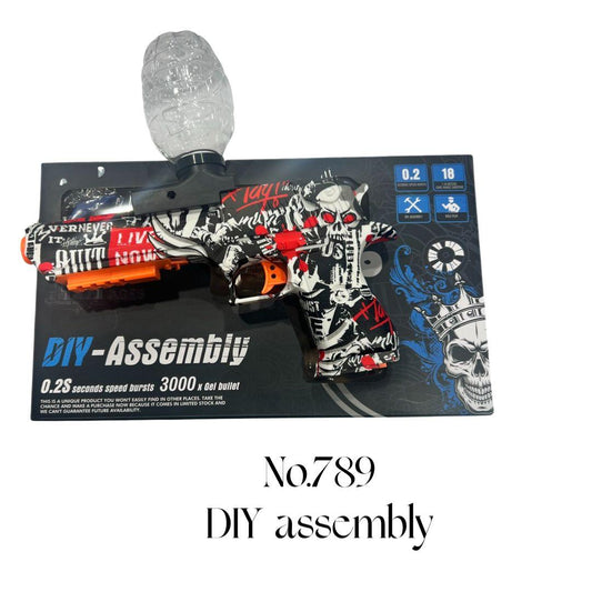 789 DIY Assembly - Gel Bal Blaster Gun Pistol - Pack of 10 Puff N Stuff