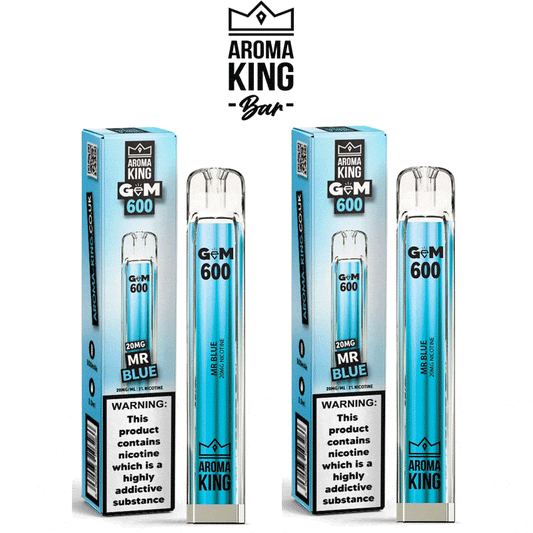 Aroma King Gem 600 Disposable Vape Pod (BOX OF 10) Puff N Stuff