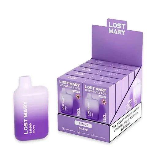 Lost Mary BM600 Disposable Vape Pod (BOX OF 10) - Puff N Stuff