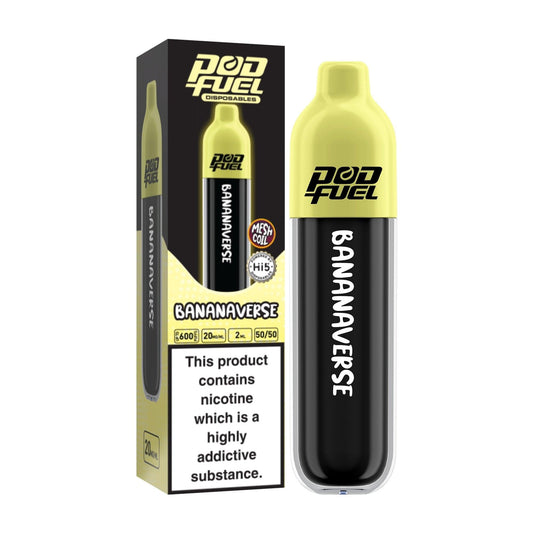 Pod Fuel Mini 600 Disposable Vape Pod (BOX OF 10) - Puff N Stuff