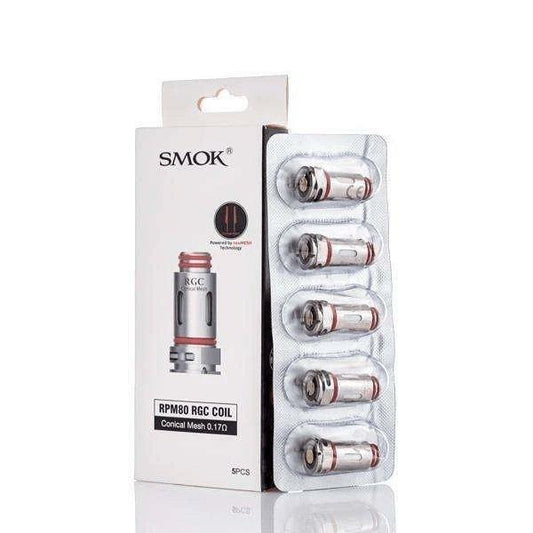 Smok - Rpm80 Rgc - 0.17ohm - Coils - 5pack - Puff N Stuff
