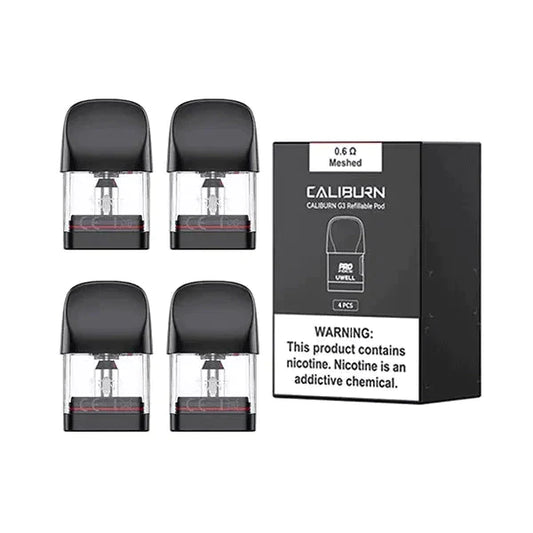 Uwell - Uwell Caliburn G3 Replacement Pods - Pack of 4 - theno1plugshop