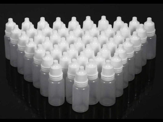 100 10ml Empty Bottles For E-Liquid Puff N Stuff