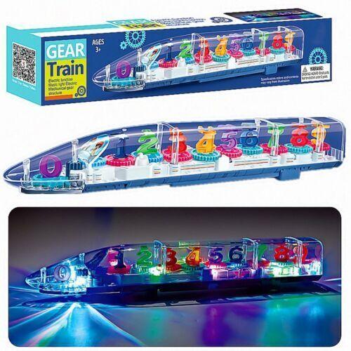 3D Multicolour Toy Train With Lights & Music Puff N Stuff