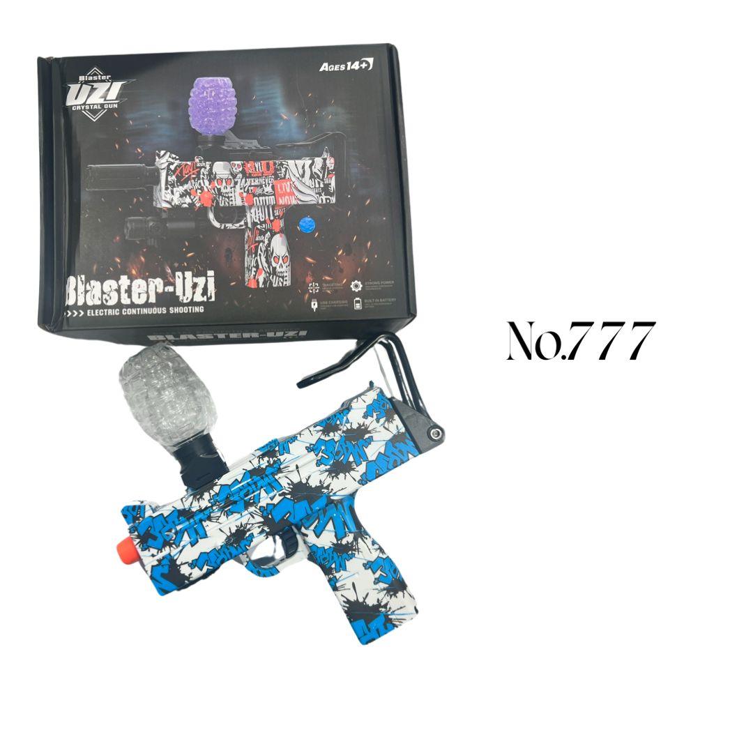 777 Blaster UZI- Gel Bal Blaster Gun Pistol Puff N Stuff