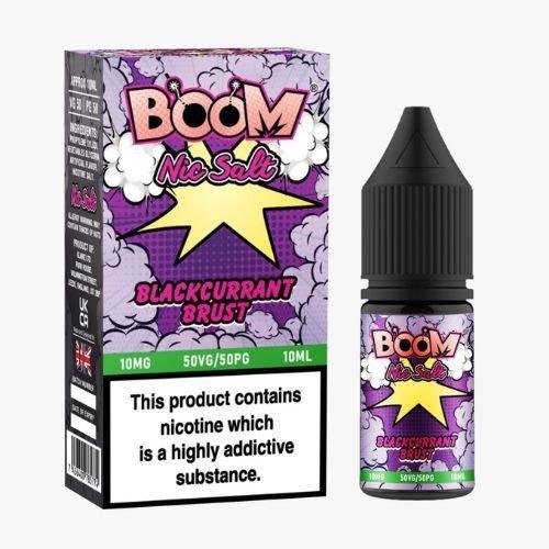 Boom Nic Salt 10ml E-Liquids - Pack Of 5 - Puff N Stuff