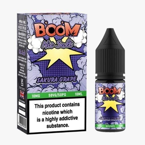 Boom Nic Salt 10ml E-Liquids - Pack Of 5 - Puff N Stuff