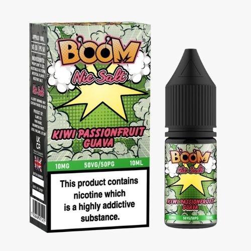 Boom Nic Salt 10ml E-Liquids - Pack Of 5 - Puff N Stuff