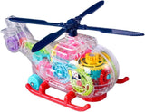 Colourful Mechanical Gear Helicopter Toy - Puff N Stuff