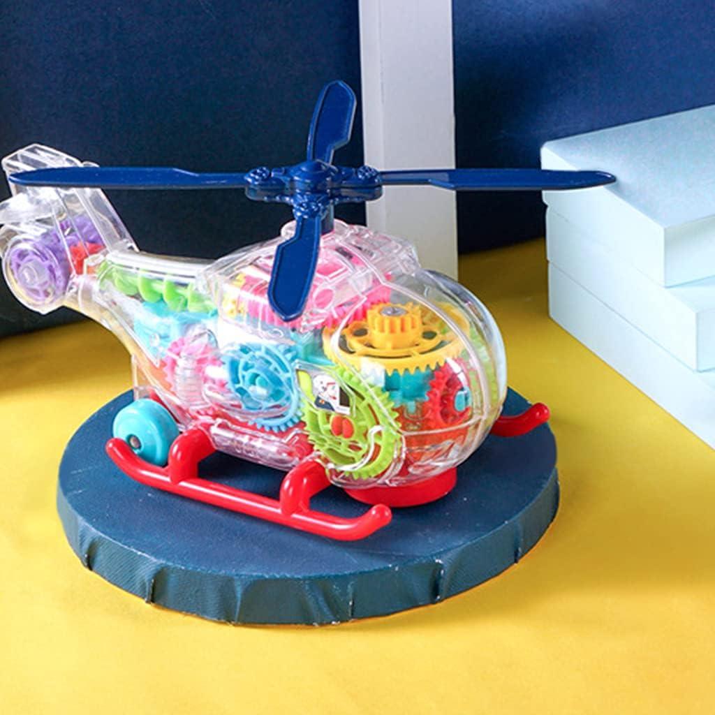 Colourful Mechanical Gear Helicopter Toy - Puff N Stuff