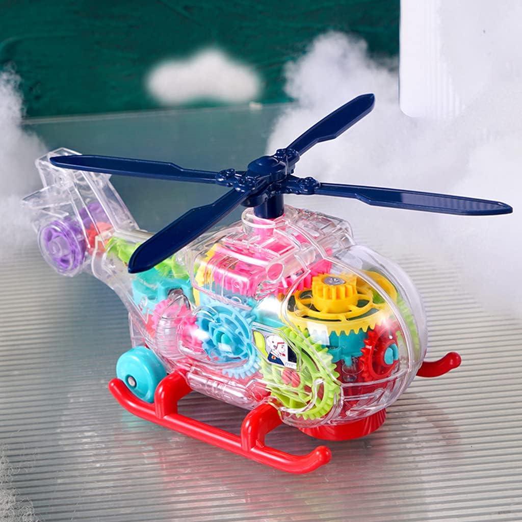 Colourful Mechanical Gear Helicopter Toy - Puff N Stuff