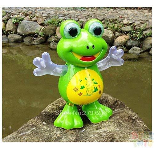 Dancing Frog Toy With Music & Lights - Puff N Stuff