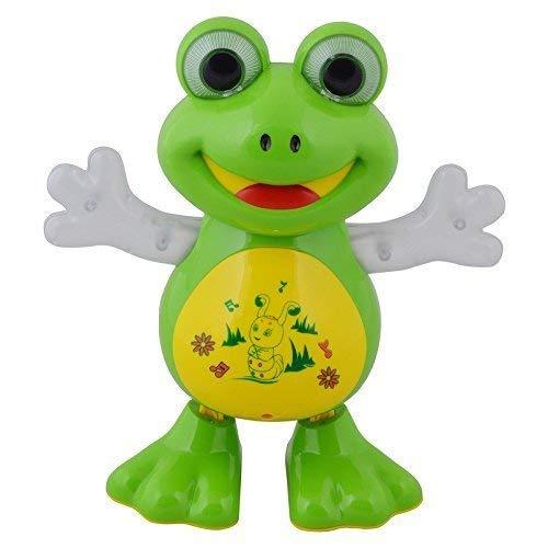 Dancing Frog Toy With Music & Lights - Puff N Stuff