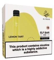 Elf Bar 600 Puffs Disposable Vape Pod (BOX OF 10) - Puff N Stuff