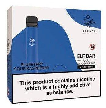 Elf Bar 600 Puffs Disposable Vape Pod (BOX OF 10) - Puff N Stuff