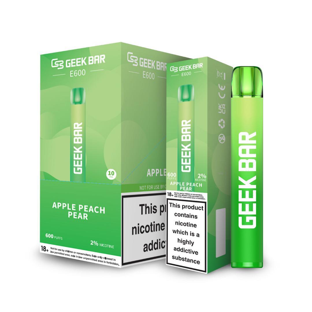 Geek Bar E600 Disposable Vape Pod (BOX OF 10) - Puff N Stuff