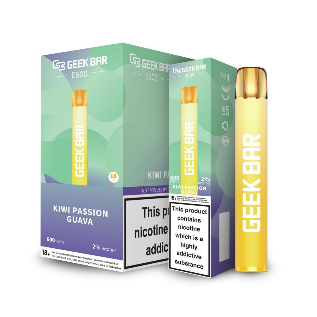 Geek Bar E600 Disposable Vape Pod (BOX OF 10) - Puff N Stuff