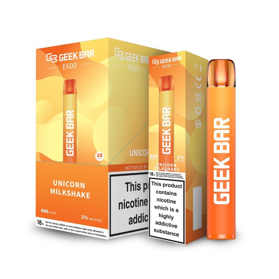 Geek Bar E600 Disposable Vape Pod (BOX OF 10) - Puff N Stuff