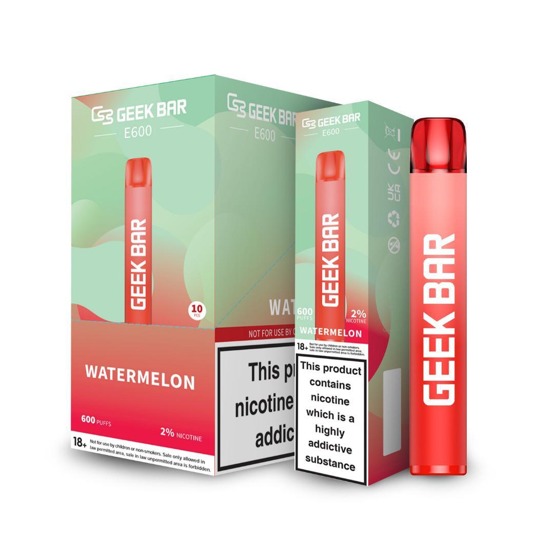 Geek Bar E600 Disposable Vape Pod (BOX OF 10) - Puff N Stuff