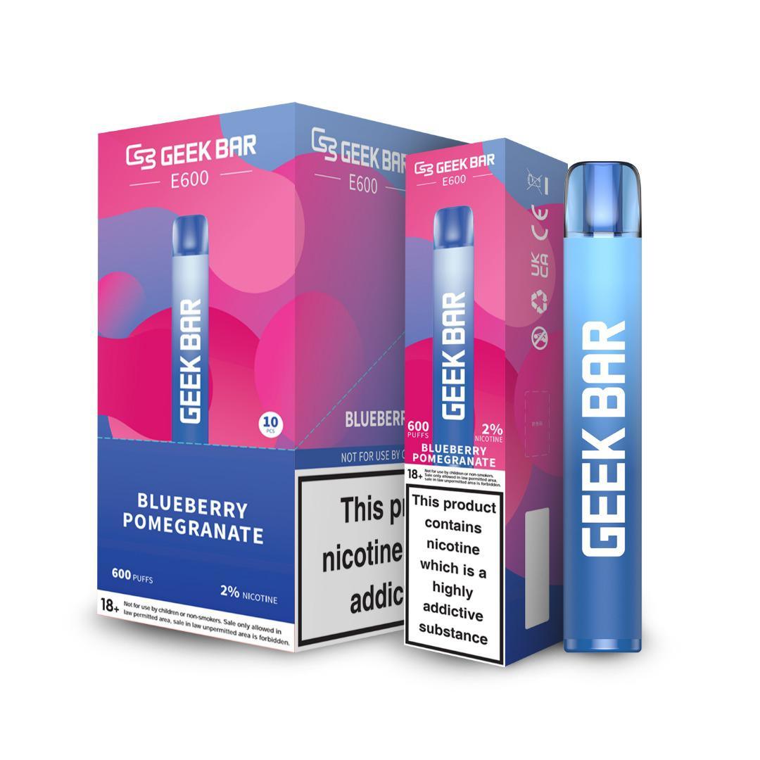 Geek Bar E600 Disposable Vape Pod (BOX OF 10) - Puff N Stuff