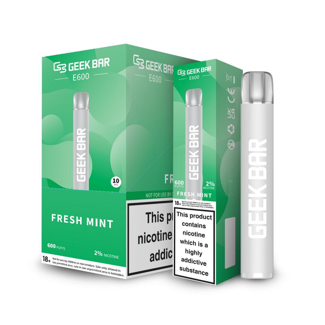 Geek Bar E600 Disposable Vape Pod (BOX OF 10) - Puff N Stuff