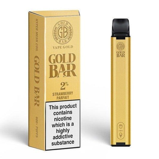 Gold Bar 600 Disposable Vape Pod (BOX OF 10) - Puff N Stuff