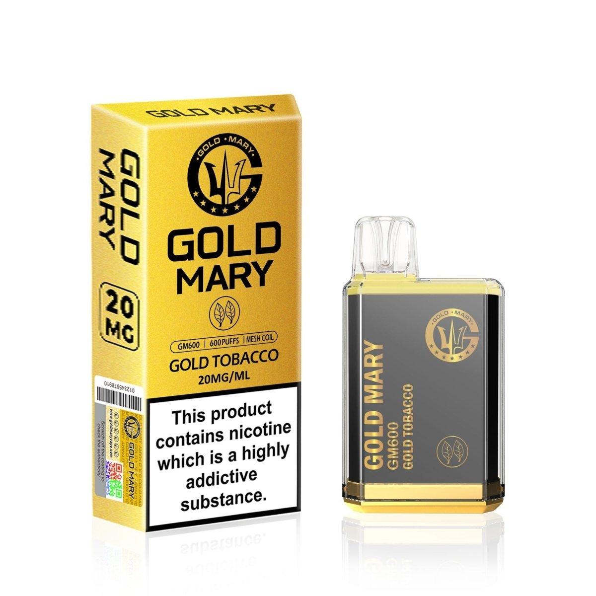 Gold Mary GM600 Disposable Vape Pod - Puff N Stuff