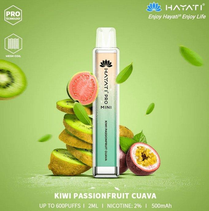 Hayati Mini Pro 600 Disposable Vape Pod (BOX OF 10) - Puff N Stuff