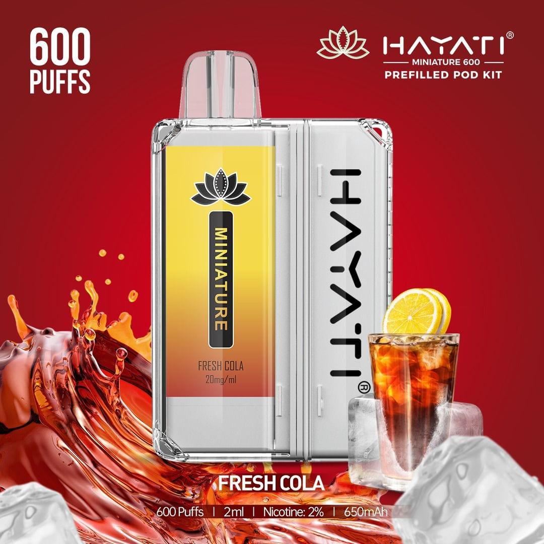 Hayati Miniature 600 Prefilled Pod Kit (BOX OF 5) - Puff N Stuff