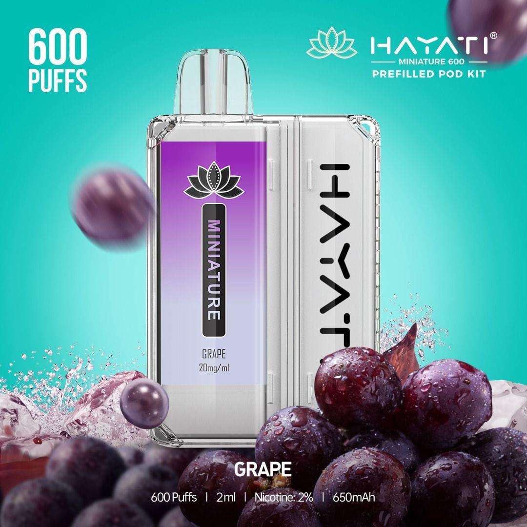 Hayati Miniature 600 Prefilled Pod Kit (BOX OF 5) - Puff N Stuff