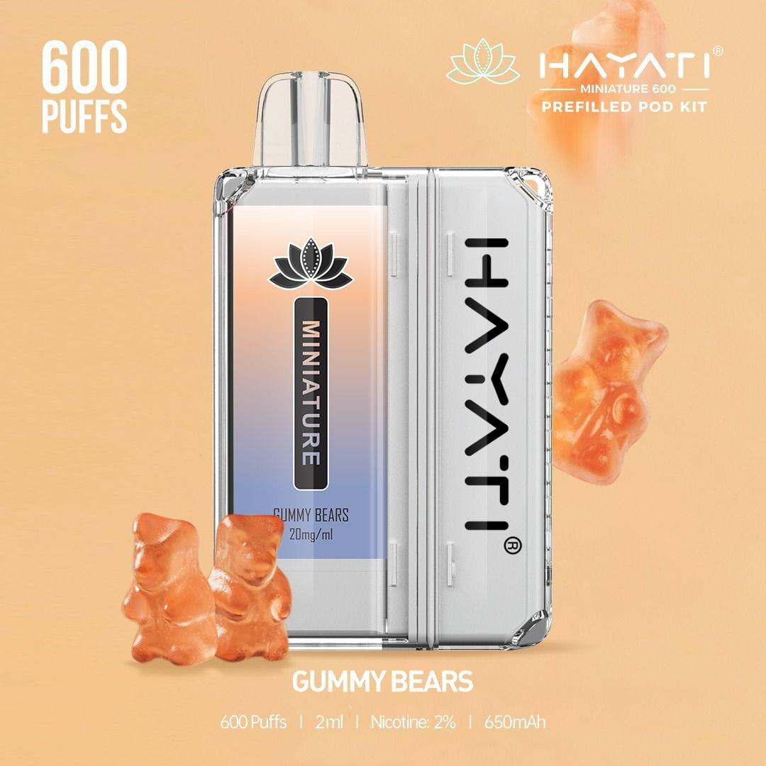 Hayati Miniature 600 Prefilled Pod Kit (BOX OF 5) - Puff N Stuff