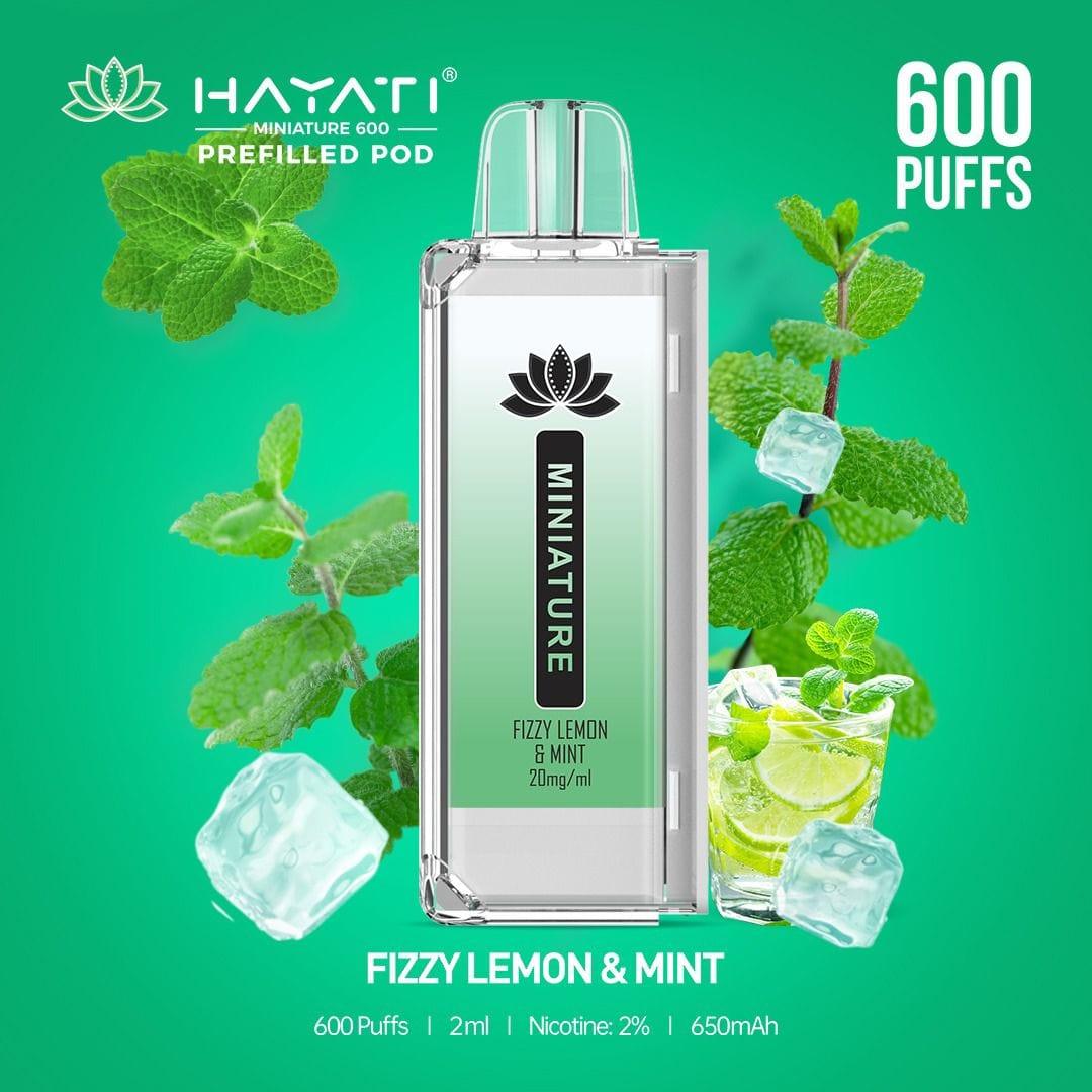 Hayati Miniature 600 Prefilled Replacement Pods - (BOX OF 10) - Puff N Stuff