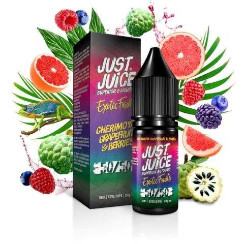 Just Juice Exotic Fruits 50/50 10ml E liquids Box of 10 - Puff N Stuff