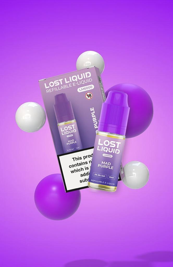 Lost Liquid Nic Salt 10ml E-liquid - Box of 10 - Puff N Stuff