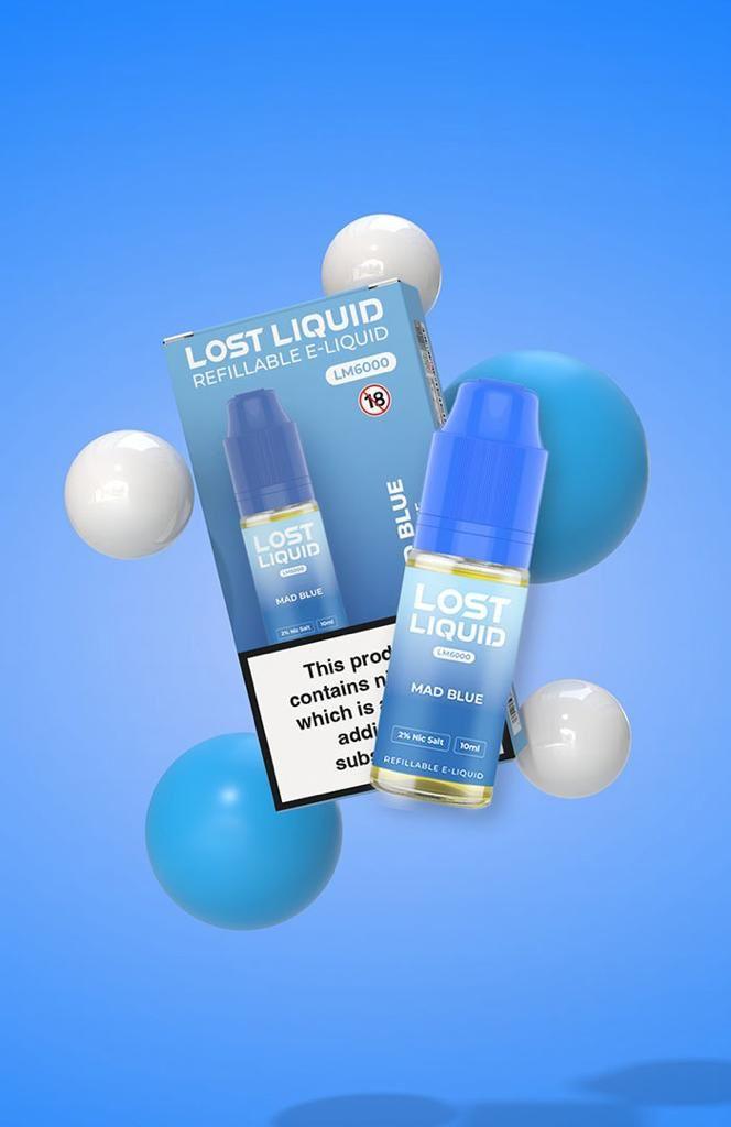 Lost Liquid Nic Salt 10ml E-liquid - Box of 10 - Puff N Stuff