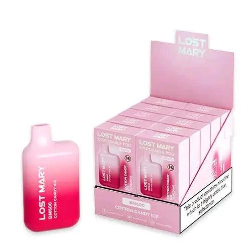 Lost Mary BM600 Disposable Vape Pod (BOX OF 10) - Puff N Stuff