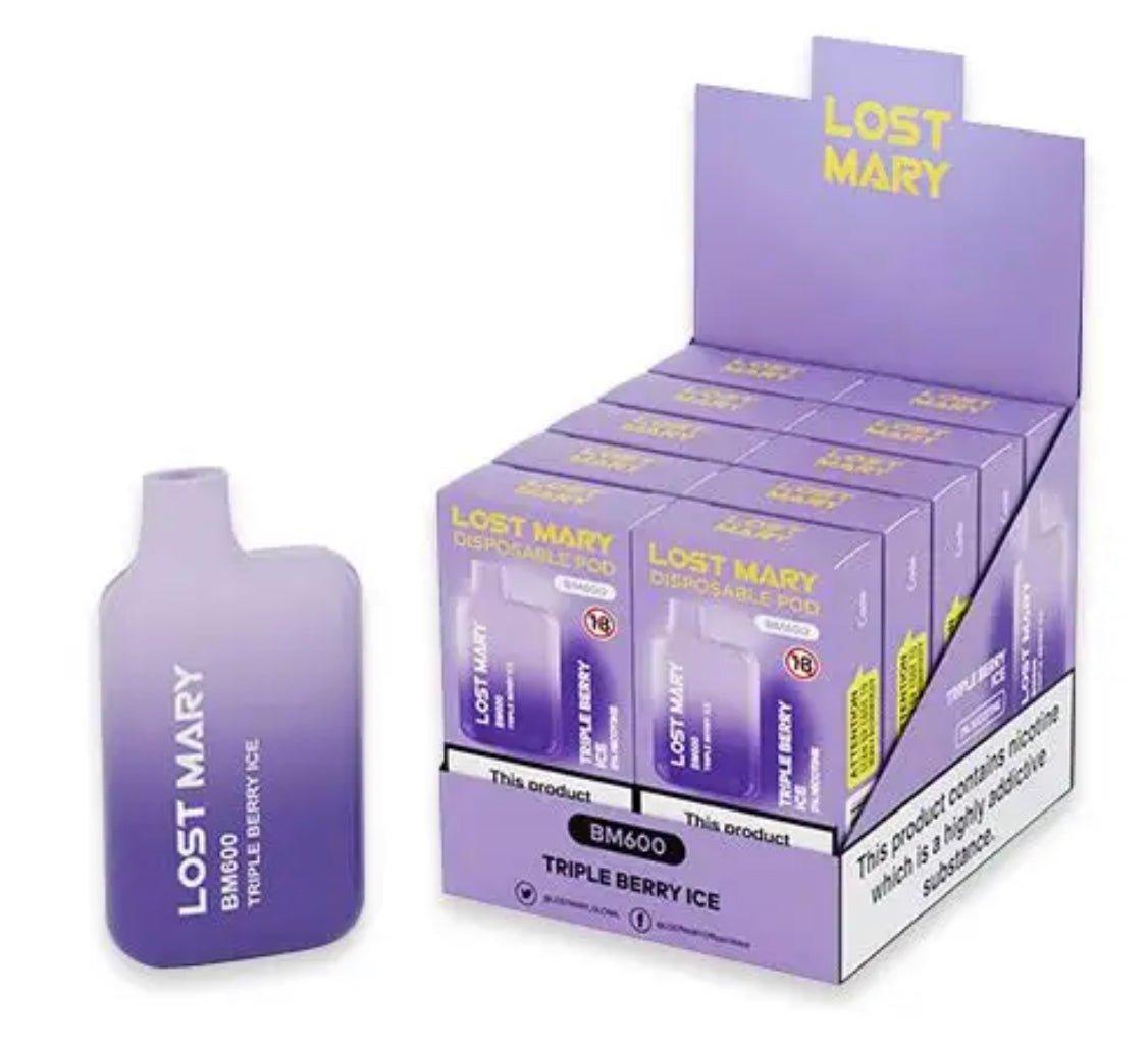 Lost Mary BM600 Disposable Vape Pod (BOX OF 10) - Puff N Stuff