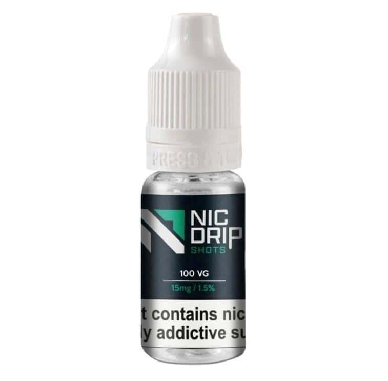 NIC DRIP - 100VG - 15MG - NICOTINE SHOT - Puff N Stuff