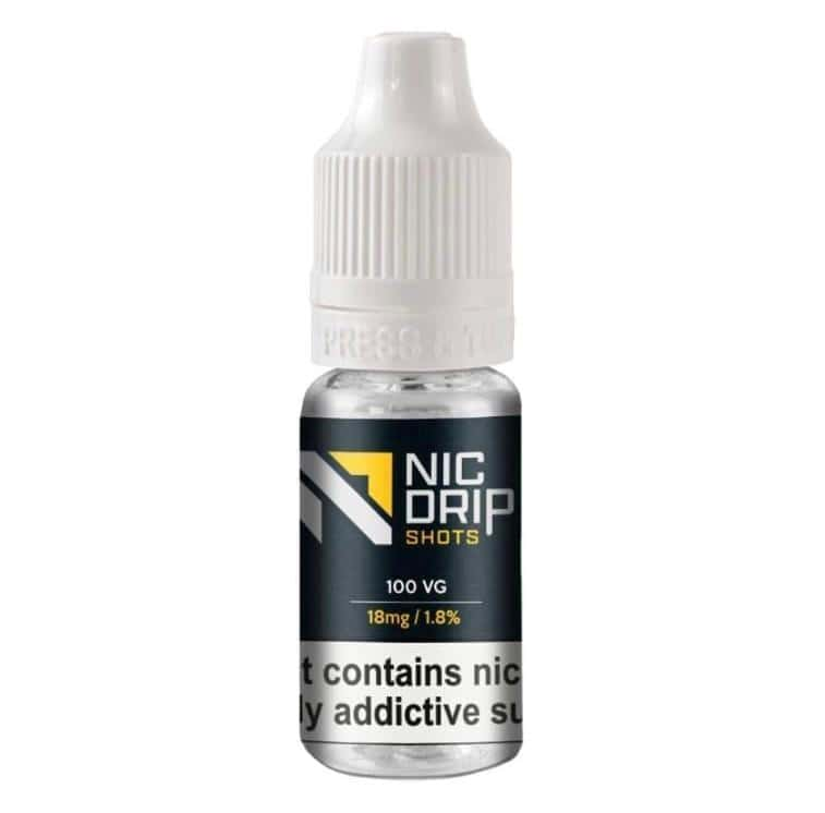 NIC DRIP - 100VG - 18MG - NICOTINE SHOT - Puff N Stuff