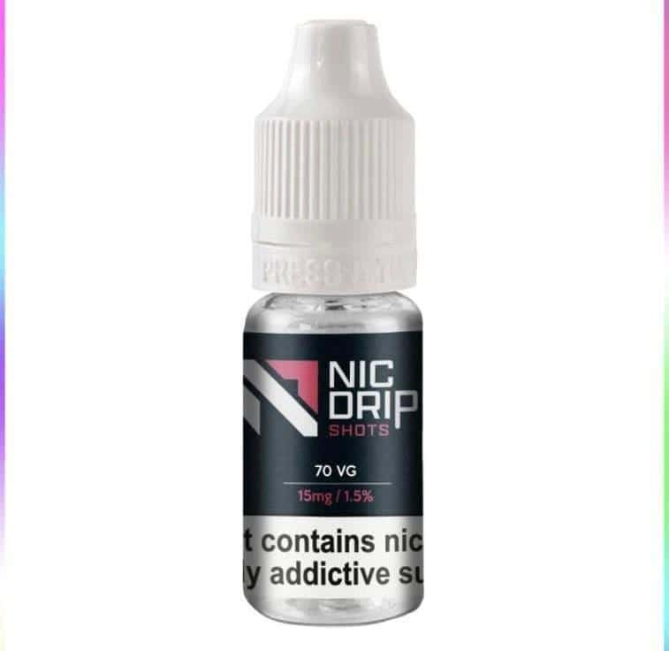 NIC DRIP - 70VG - 15MG - NICOTINE SHOT - Puff N Stuff