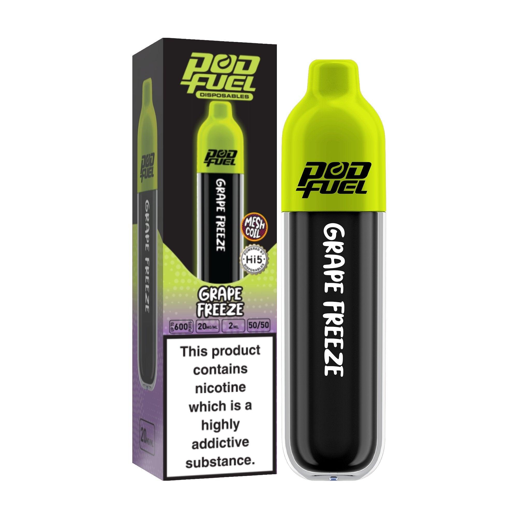 Pod Fuel Mini 600 Disposable Vape Pod (BOX OF 10) - Puff N Stuff