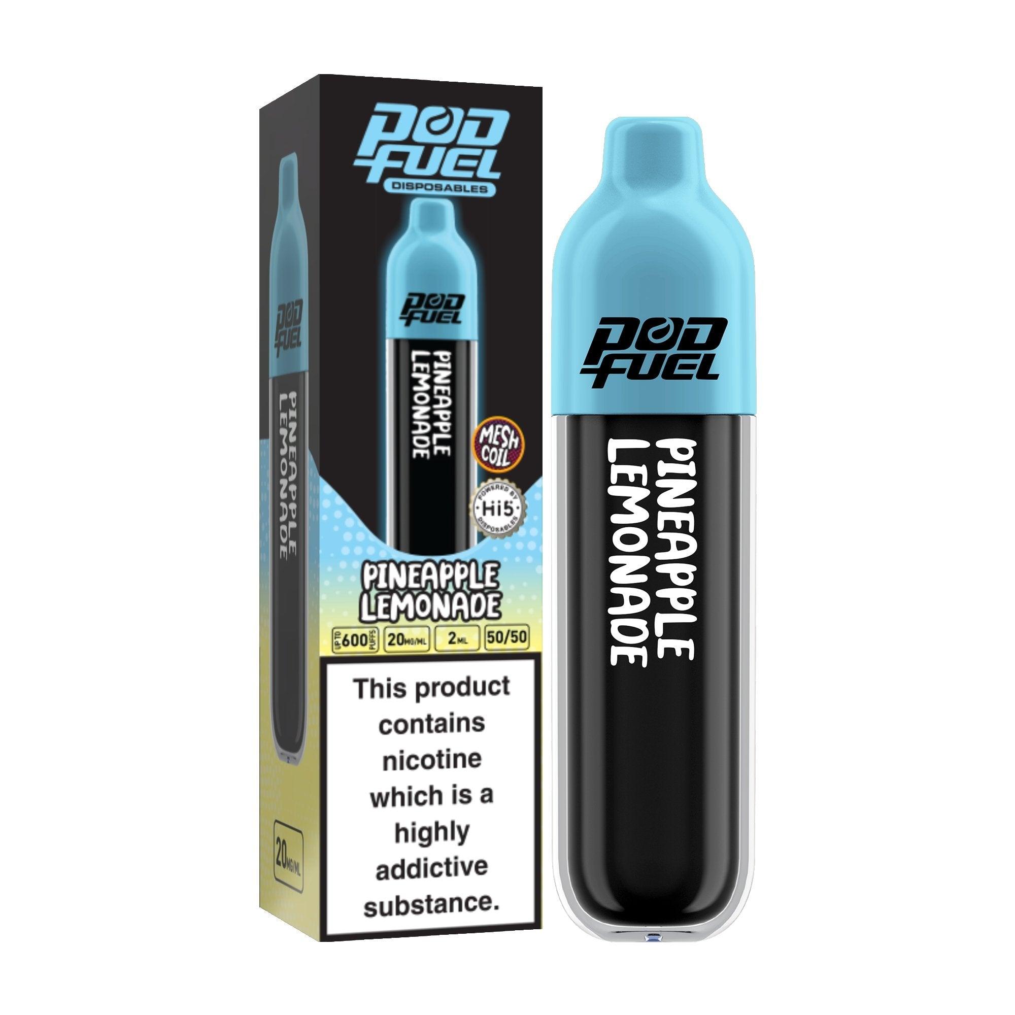 Pod Fuel Mini 600 Disposable Vape Pod (BOX OF 10) - Puff N Stuff