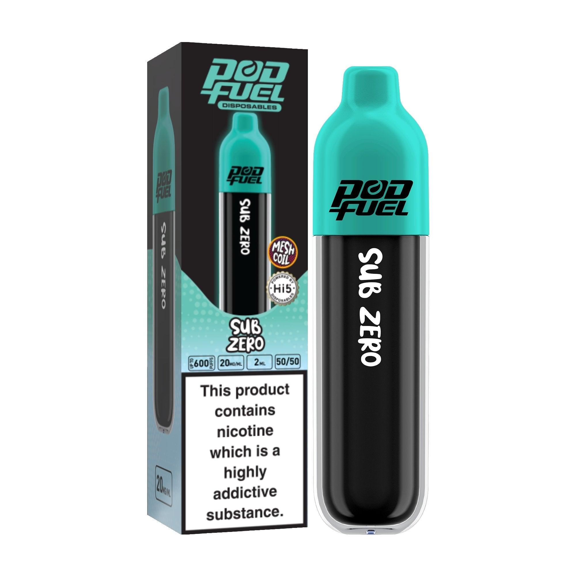 Pod Fuel Mini 600 Disposable Vape Pod (BOX OF 10) - Puff N Stuff