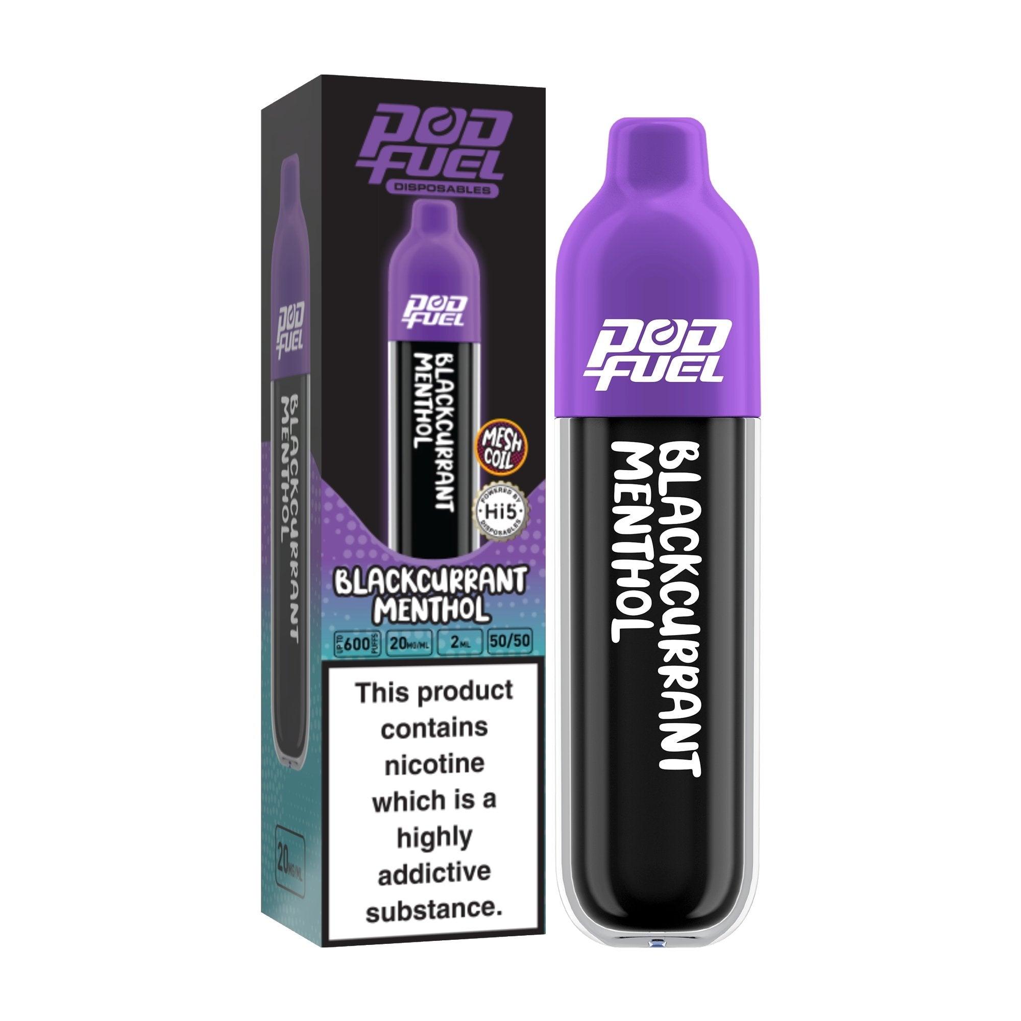 Pod Fuel Mini 600 Disposable Vape Pod (BOX OF 10) - Puff N Stuff
