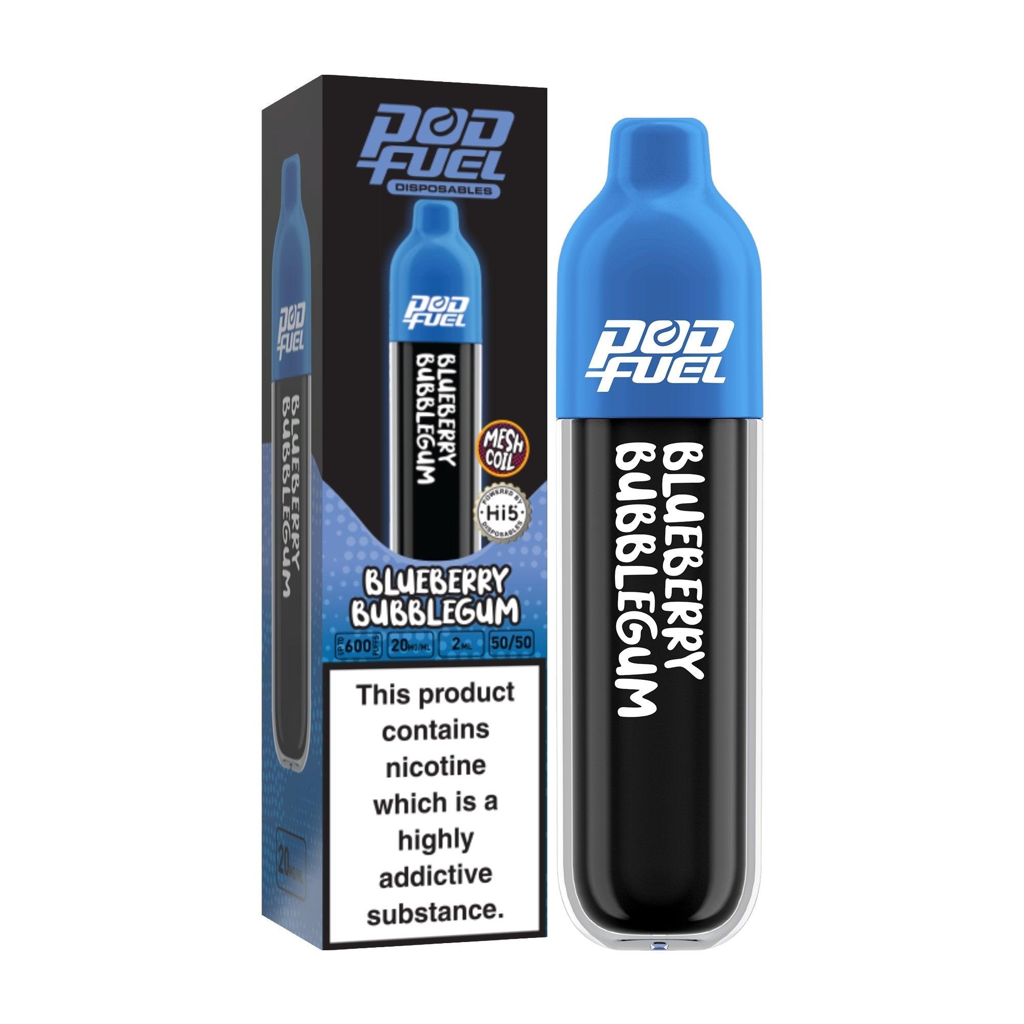Pod Fuel Mini 600 Disposable Vape Pod (BOX OF 10) - Puff N Stuff