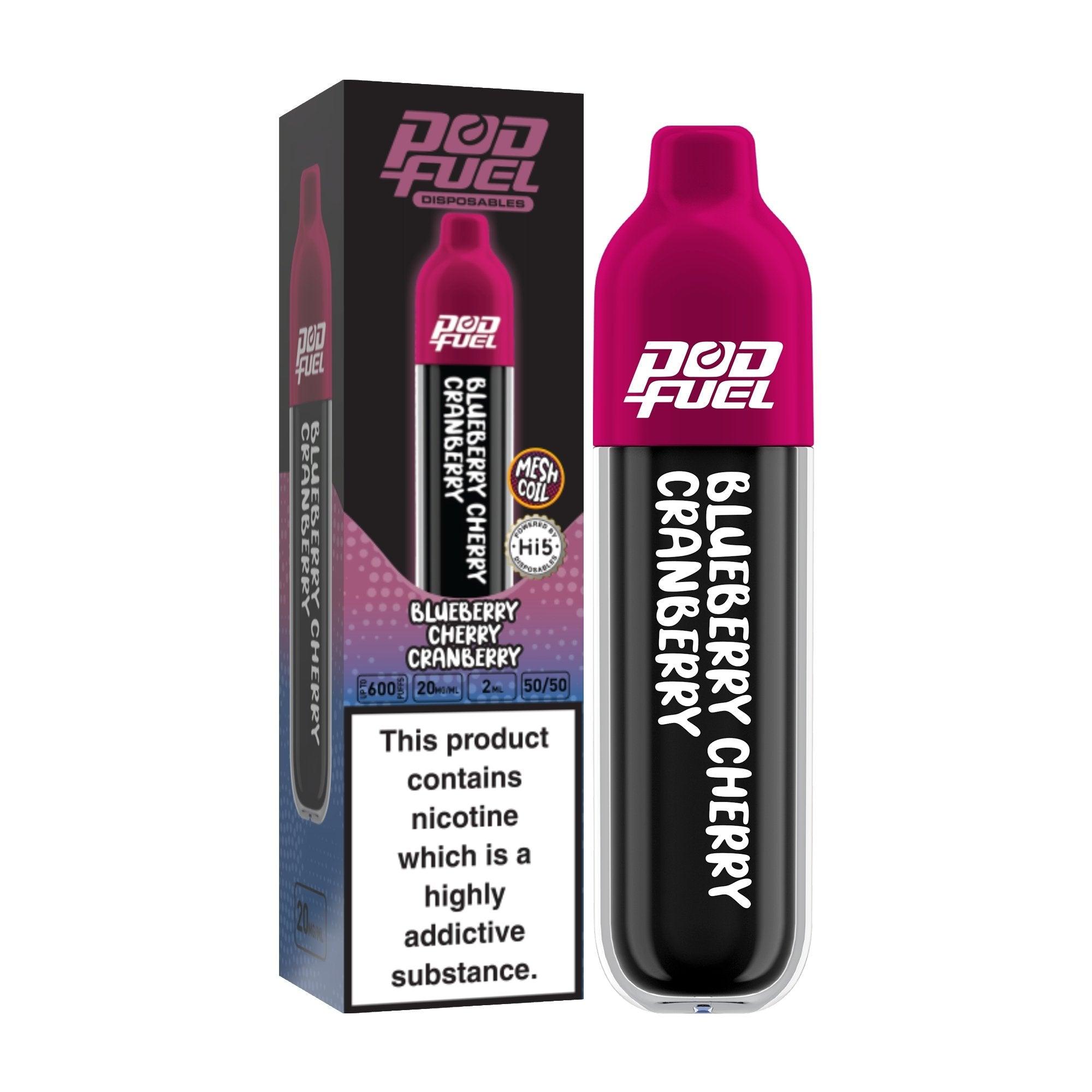 Pod Fuel Mini 600 Disposable Vape Pod (BOX OF 10) - Puff N Stuff