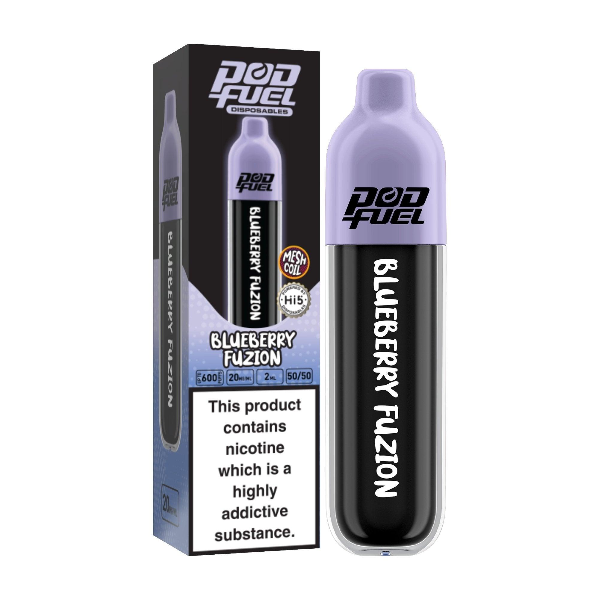 Pod Fuel Mini 600 Disposable Vape Pod (BOX OF 10) - Puff N Stuff