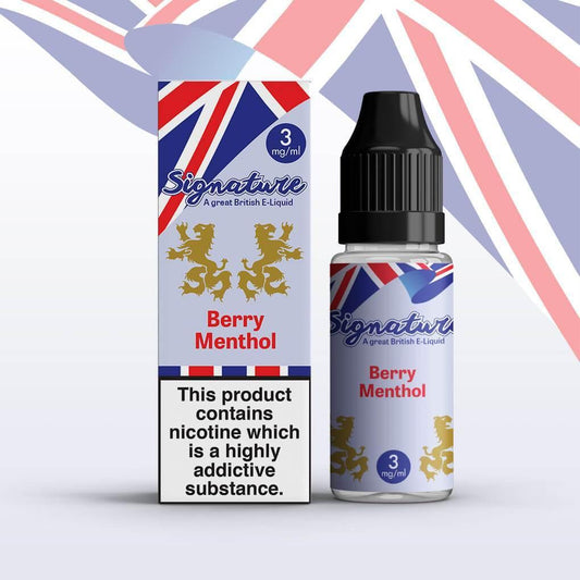 Signature - Berry Menthol - 10ml (Pack of 10) - Puff N Stuff