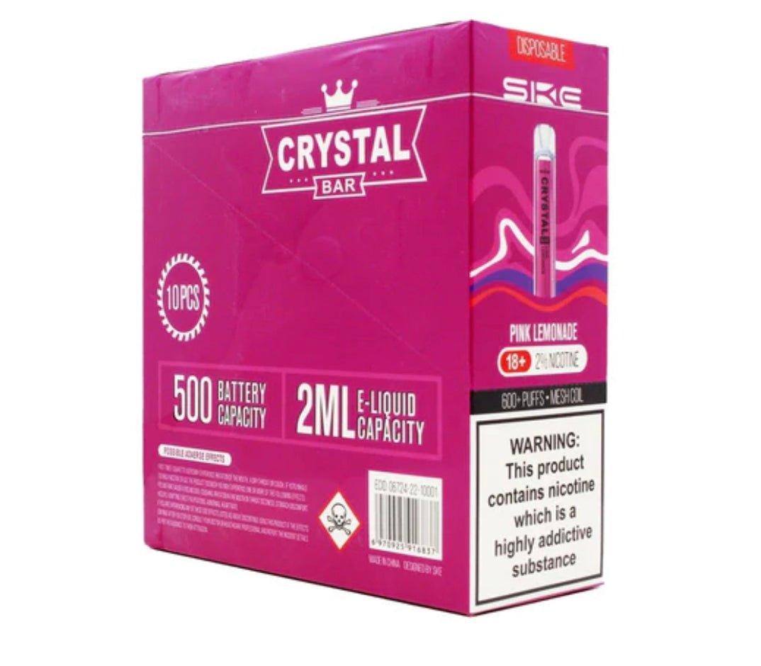 SKE Crystal Bar 600 Disposable Pod Kit (BOX OF 10) - Puff N Stuff