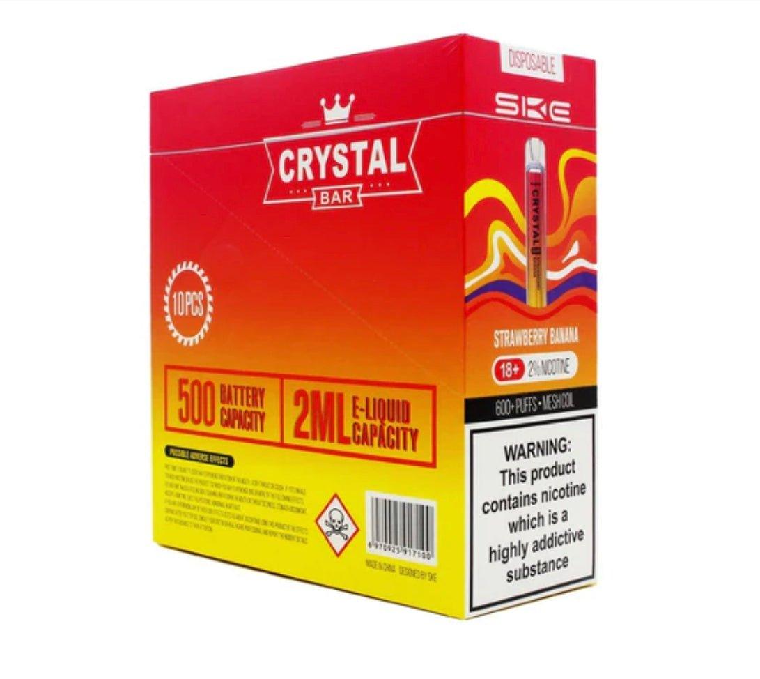 SKE Crystal Bar 600 Disposable Pod Kit (BOX OF 10) - Puff N Stuff